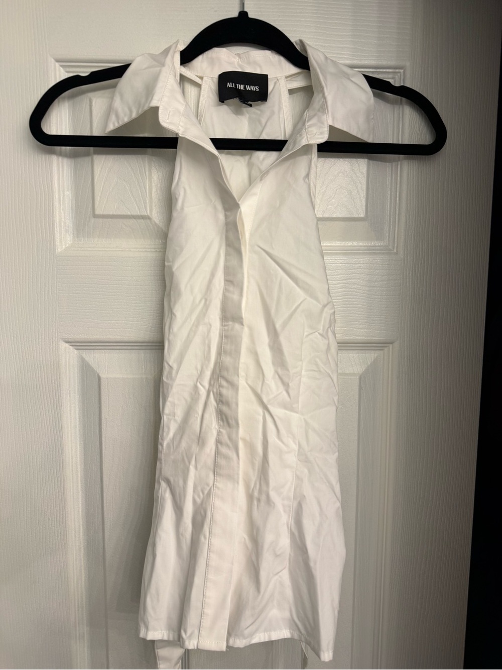 by the way. White One-Shoulder Dress